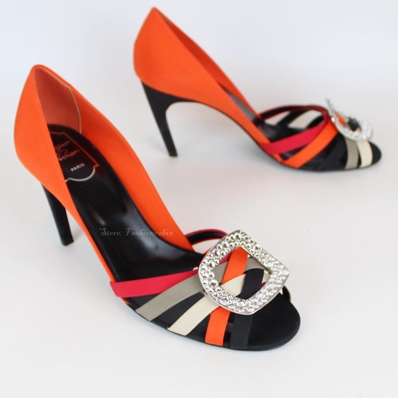 NEW Roger Vivier Crystal Buckle Heels - Weddings, Cocktail Parties, Dinners - Picture 8 of 16